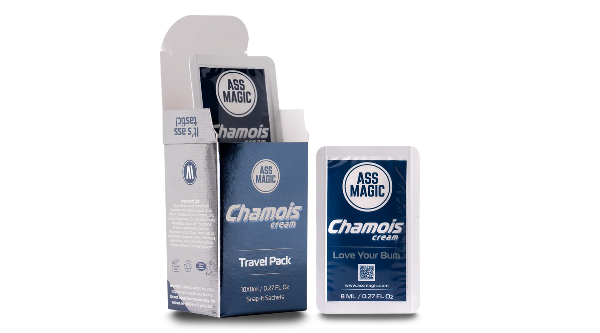 ASS MAGIC Chamois Cream Travel Pack 10 x 8ml snap-it sachets