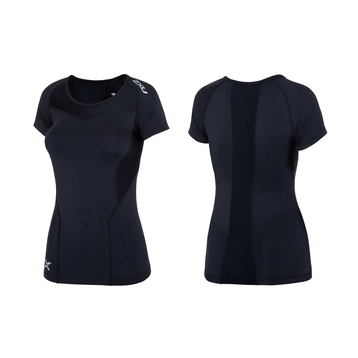2XU Ladies Compression short sleeved top/ Black