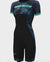 Zone 3 Womens Activate + Tropical Palm Short Sleeve Trisuit